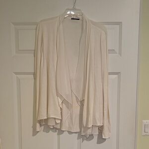 Tahari Elegant Cream Women's Cardigan